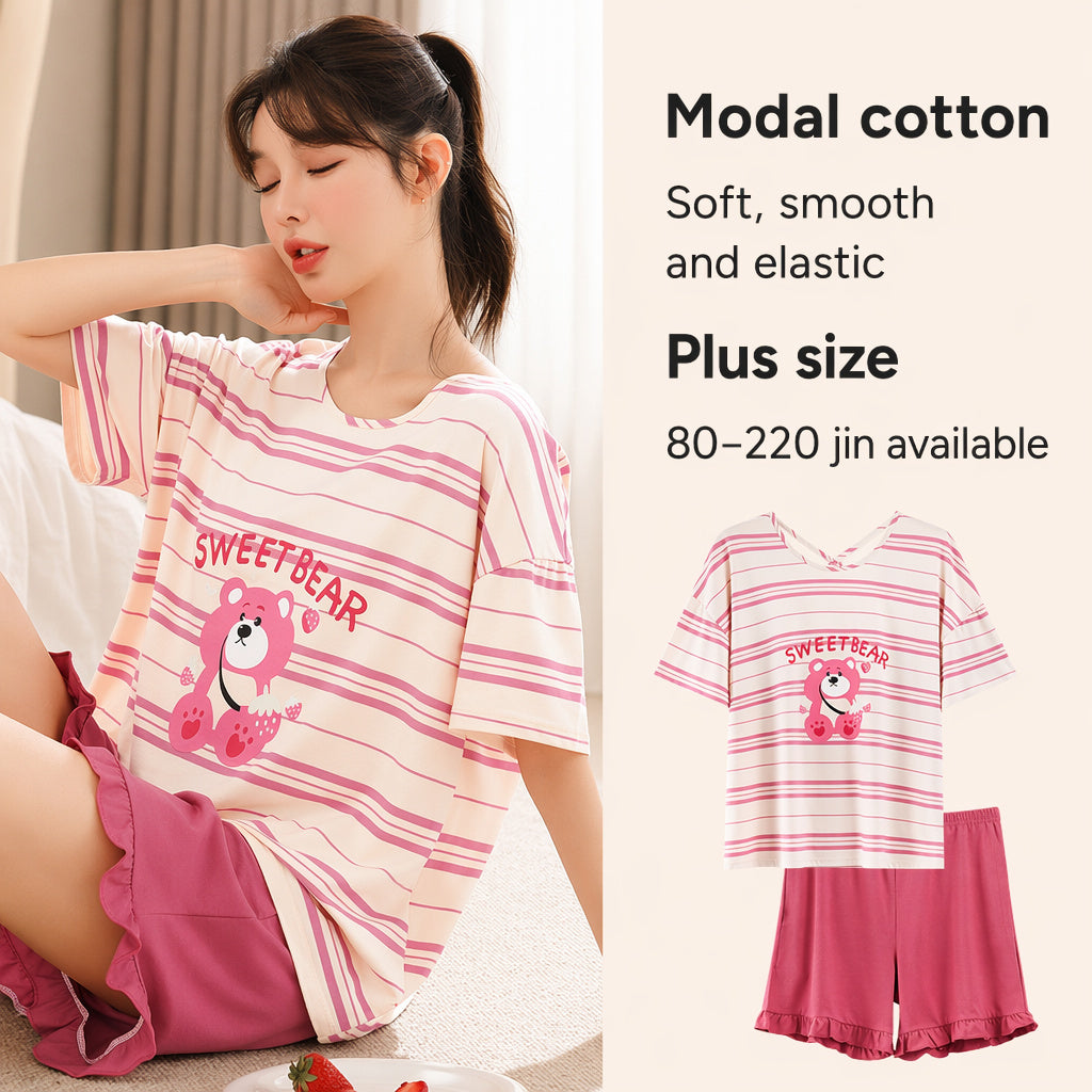 Ice Silk Modal Pajama Set