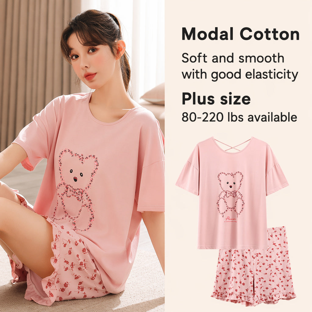 Ice Silk Modal Pajama Set