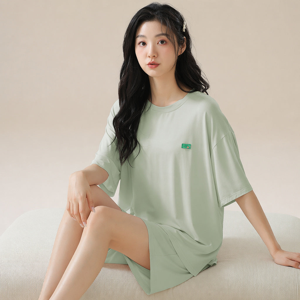 Modal Pajama Set Summer Ice Silk