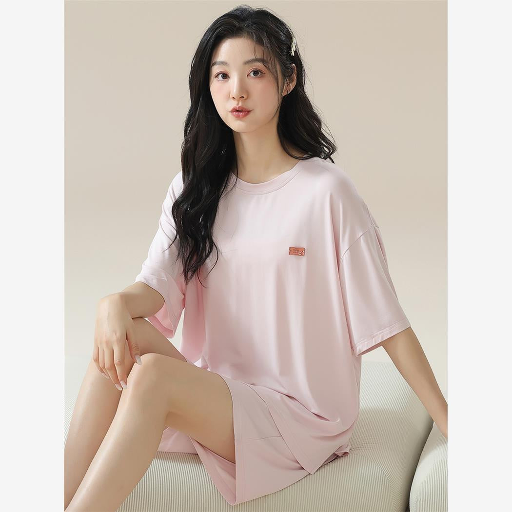 Modal Pajama Set Summer Ice Silk