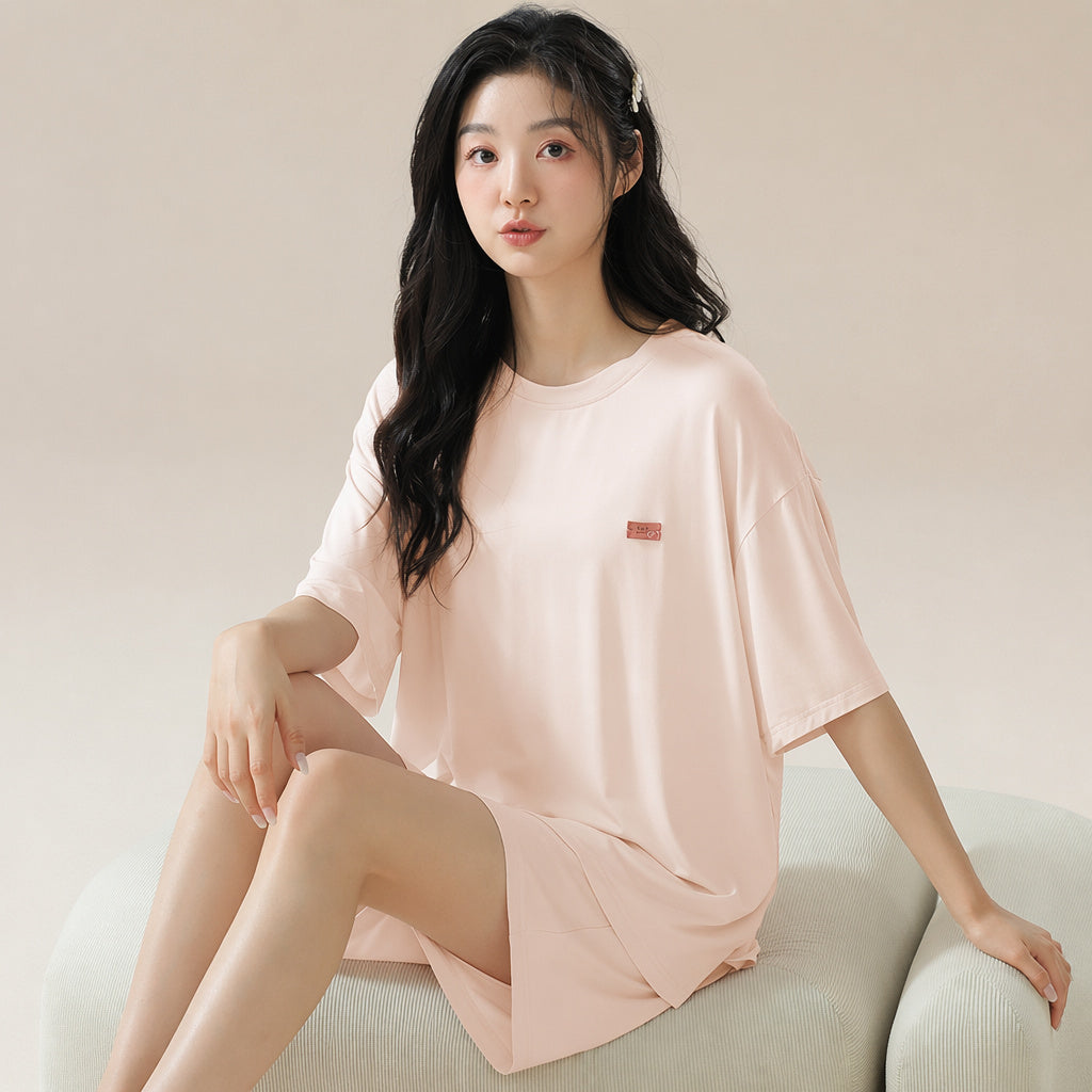 Modal Pajama Set Summer Ice Silk