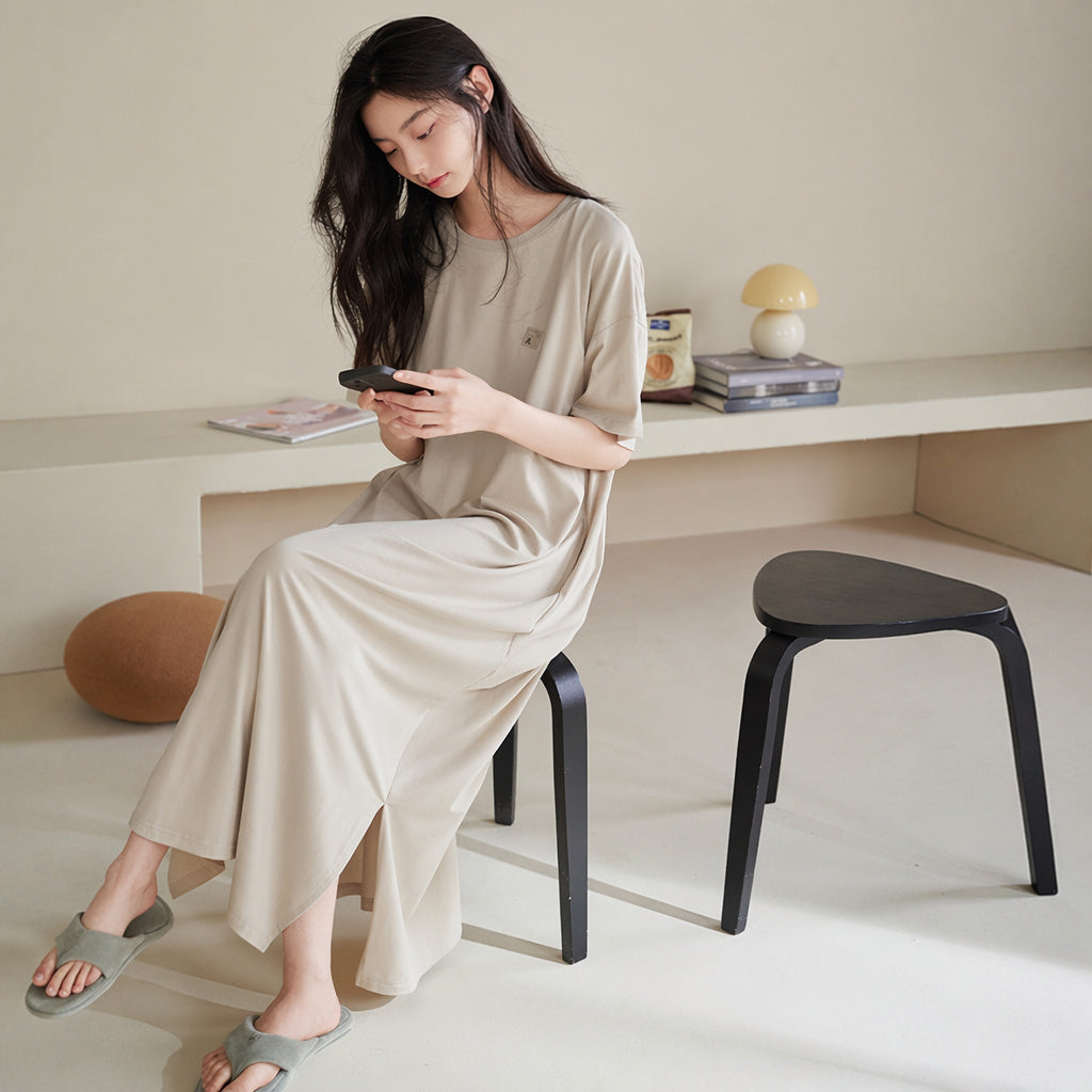 Black Modal Sleep Dress