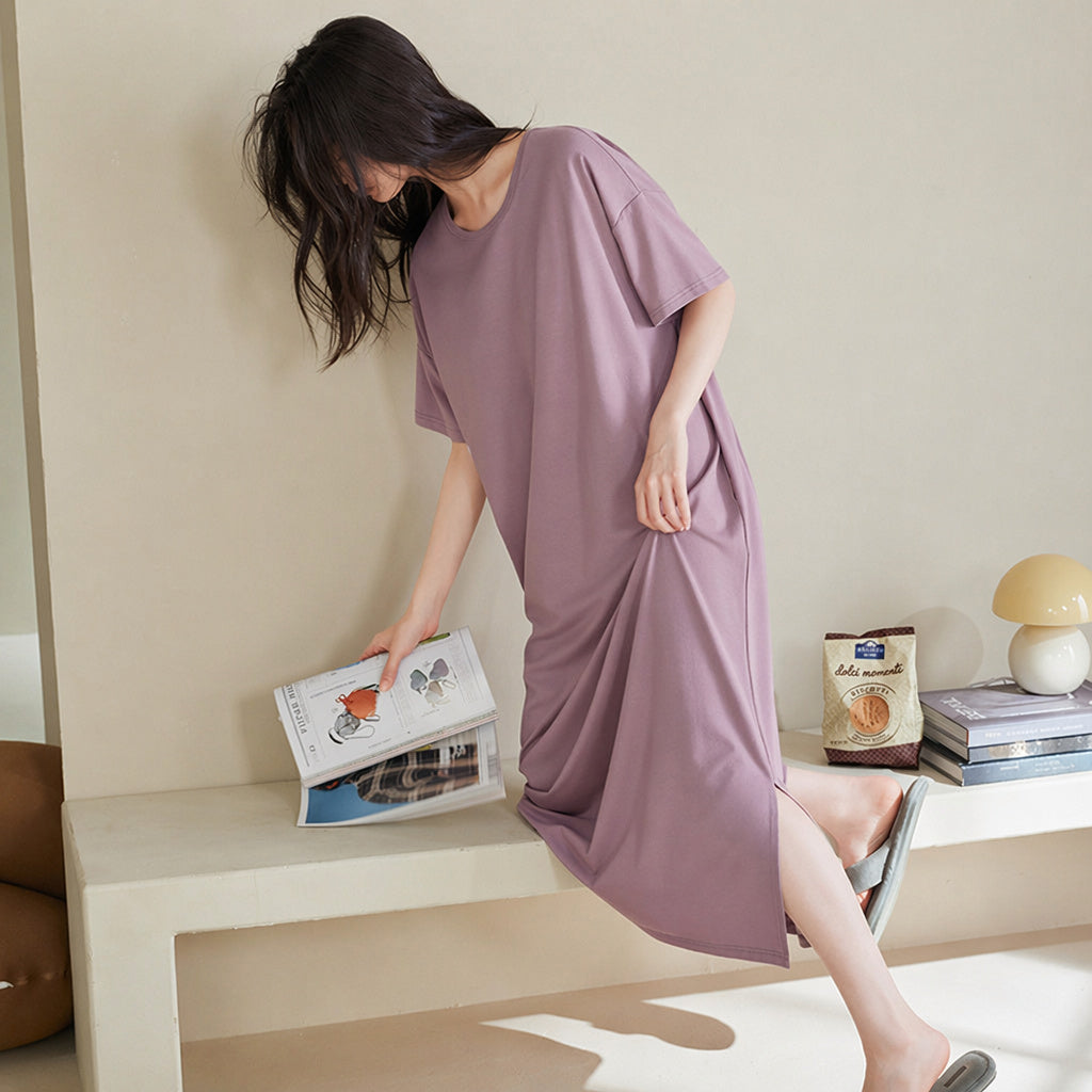 Black Modal Sleep Dress