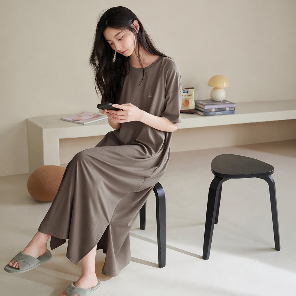 Black Modal Sleep Dress
