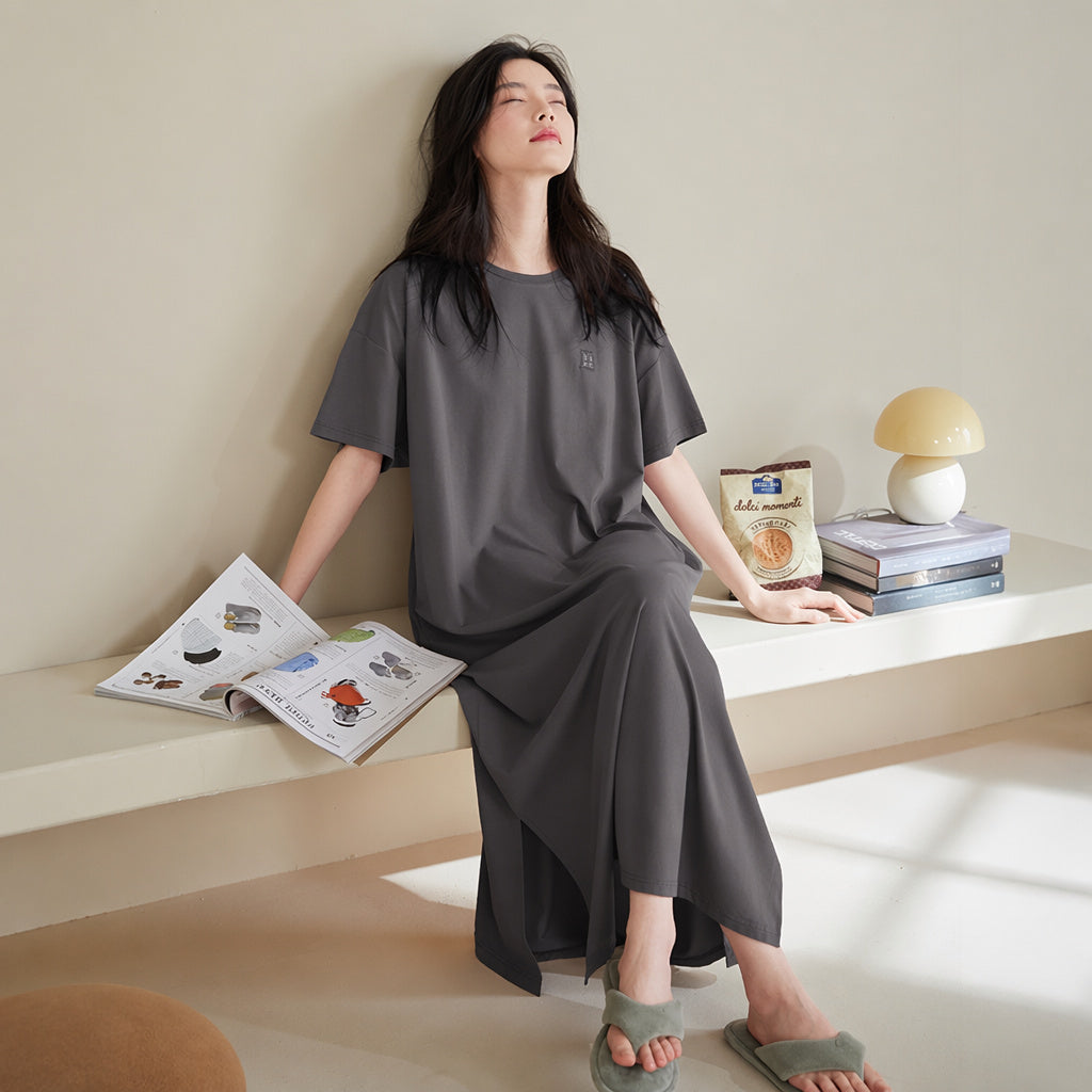 Black Modal Sleep Dress