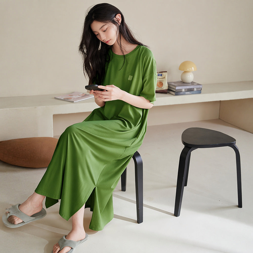 Black Modal Sleep Dress