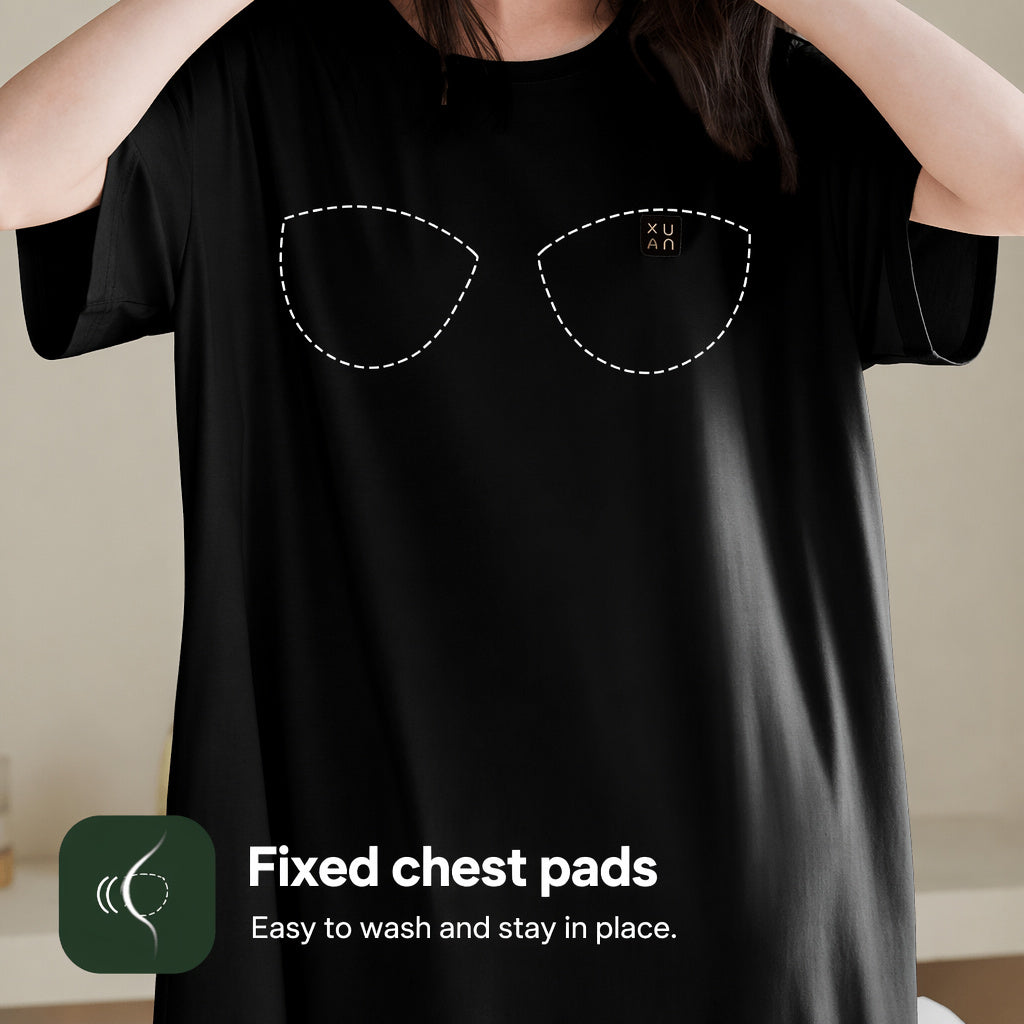 Black Modal Sleep Dress