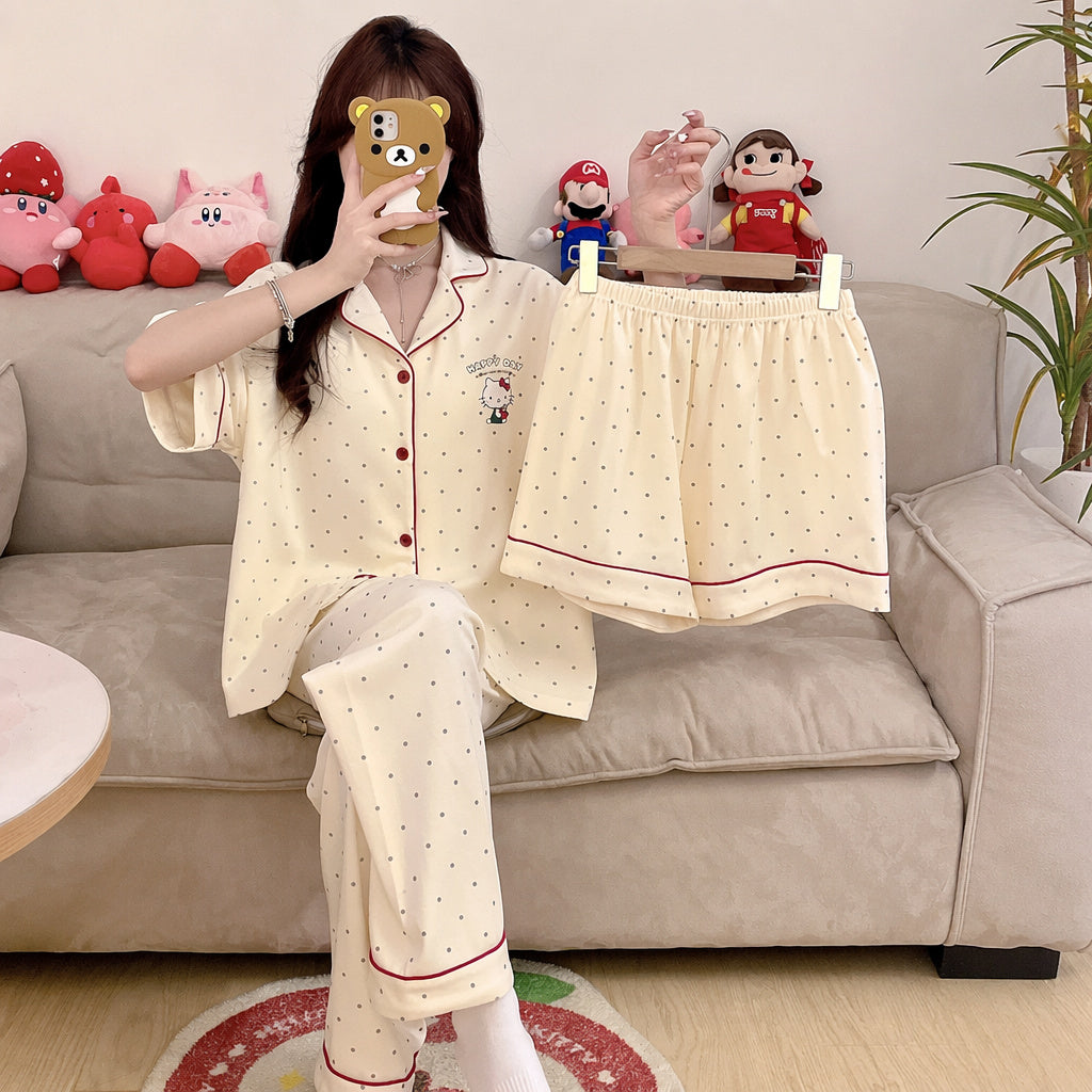 Women's Short Sleeve Pajama Set