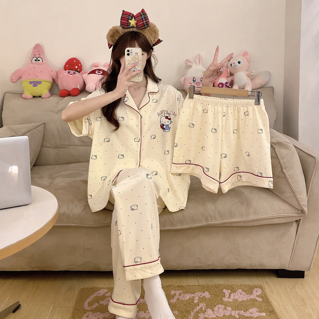Women's Short Sleeve Pajama Set