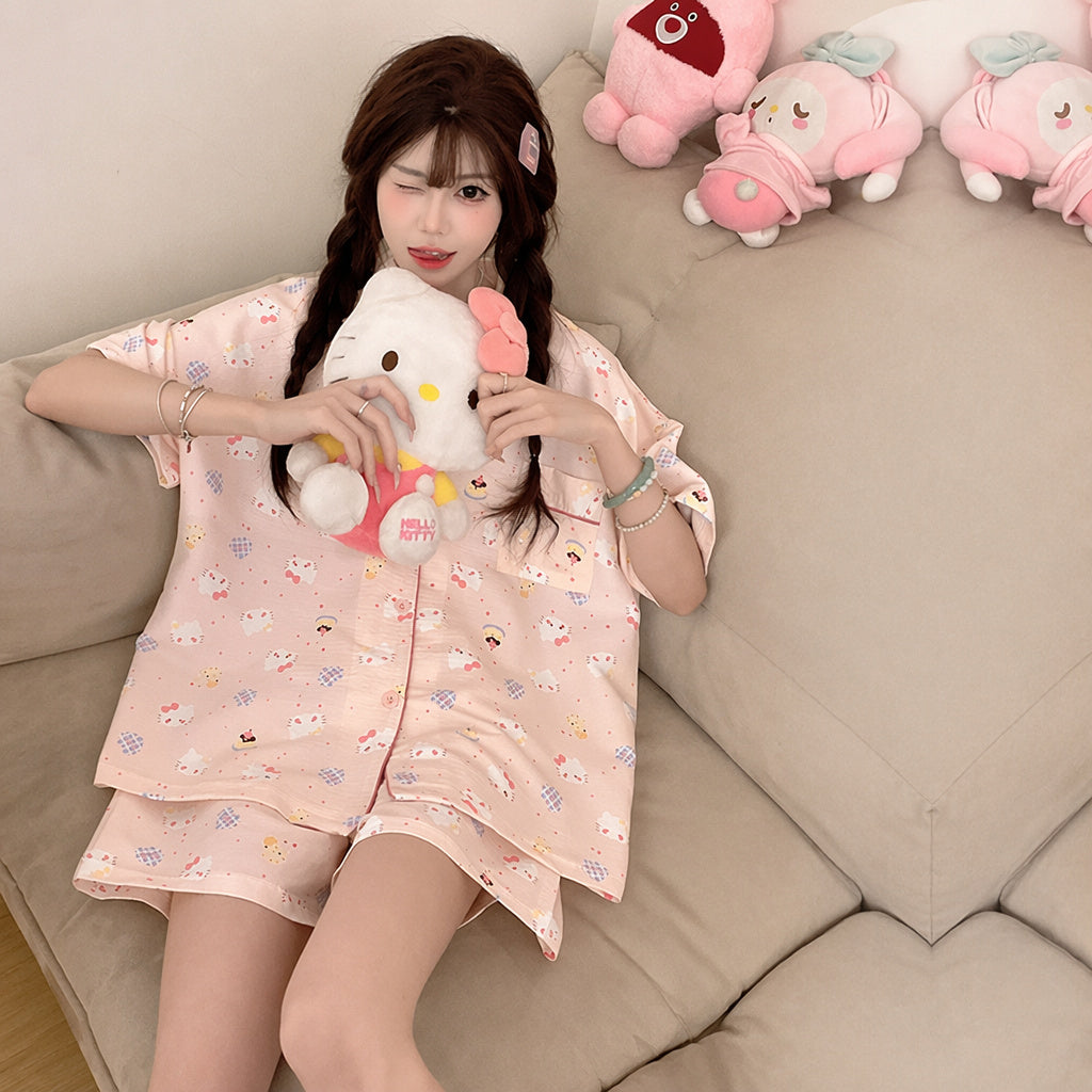 Women's Short Sleeve Pajama Set