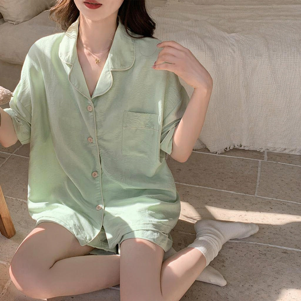 Women's Short Sleeve Pajama Set