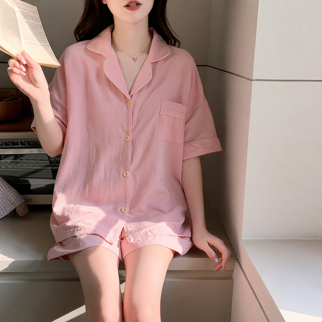 Women's Short Sleeve Pajama Set