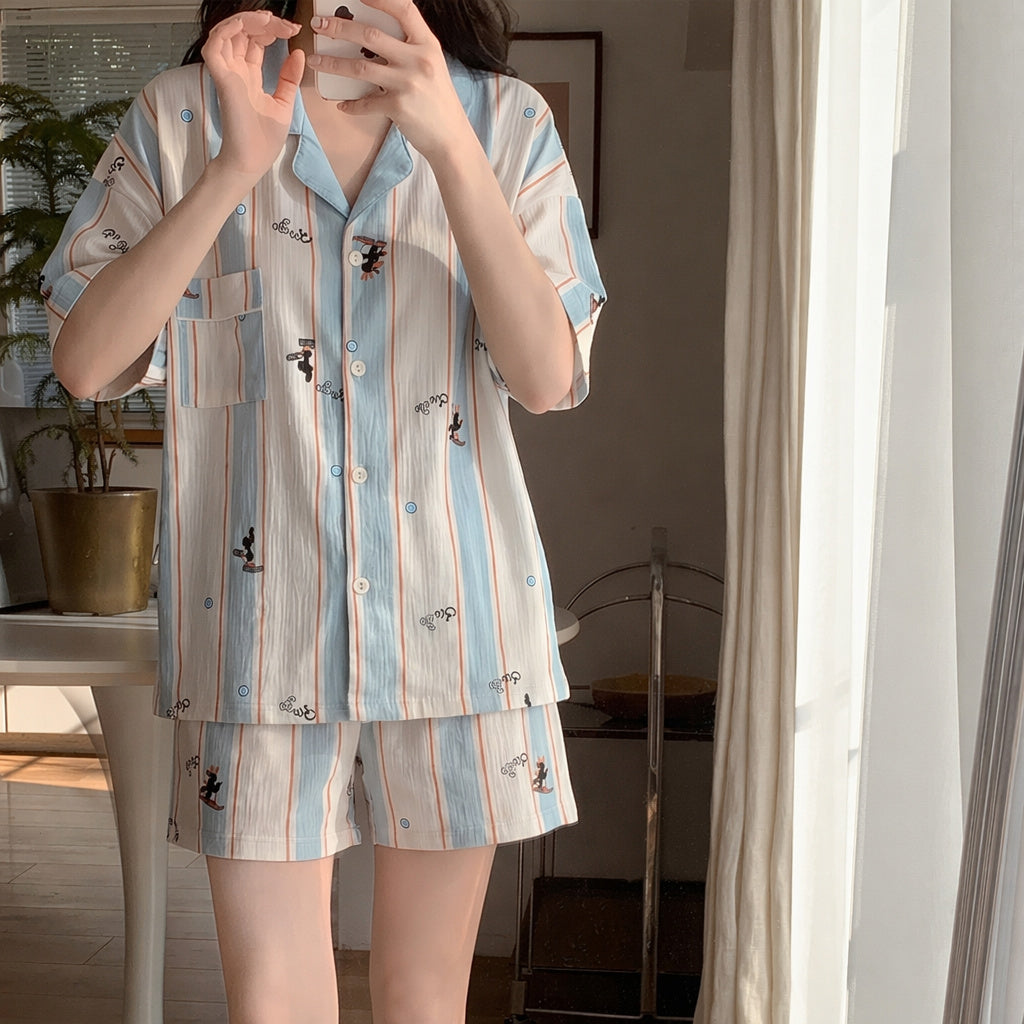 Women's Short Sleeve Pajama Set