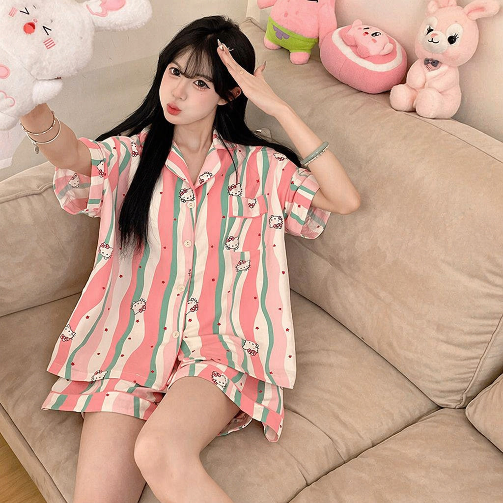 Women's Short Sleeve Pajama Set
