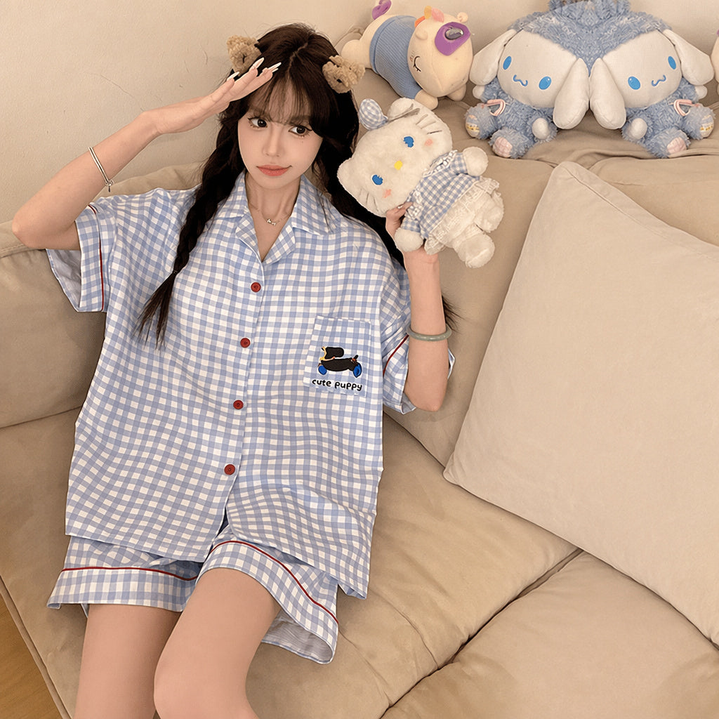 Women's Short Sleeve Pajama Set