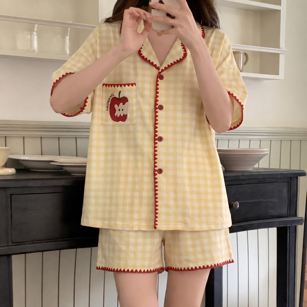 Women's Short Sleeve Pajama Set