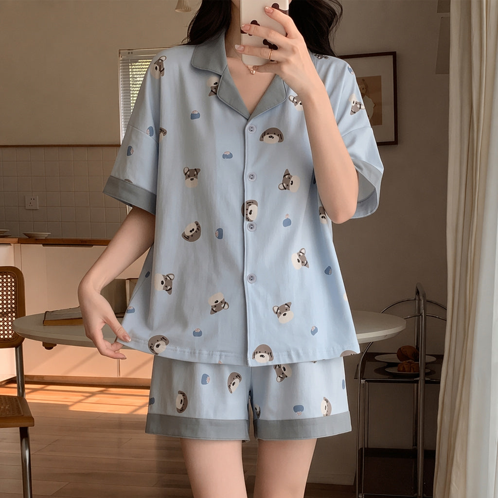 Women's Short Sleeve Pajama Set
