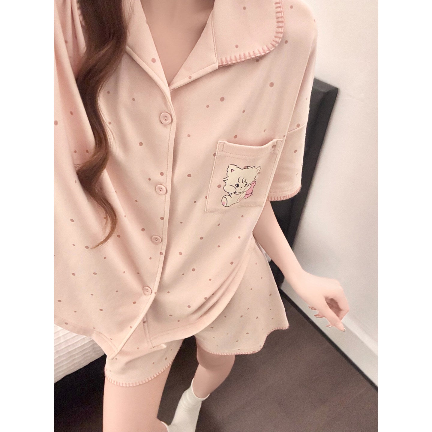 Women's Short Sleeve Pajama Set