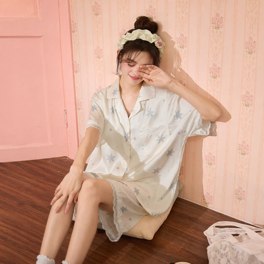 Silk Satin Sleepwear Set