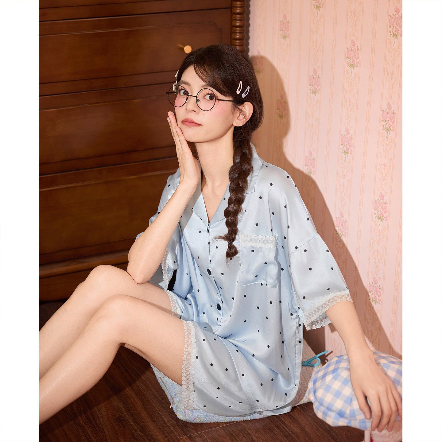 Silk Satin Sleepwear Set