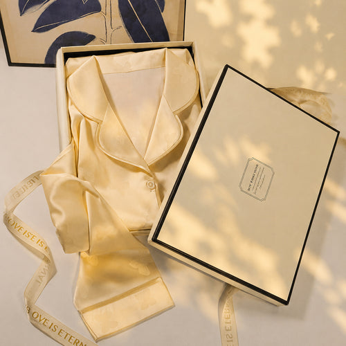 Butterfly Silk Pajama Gift Set