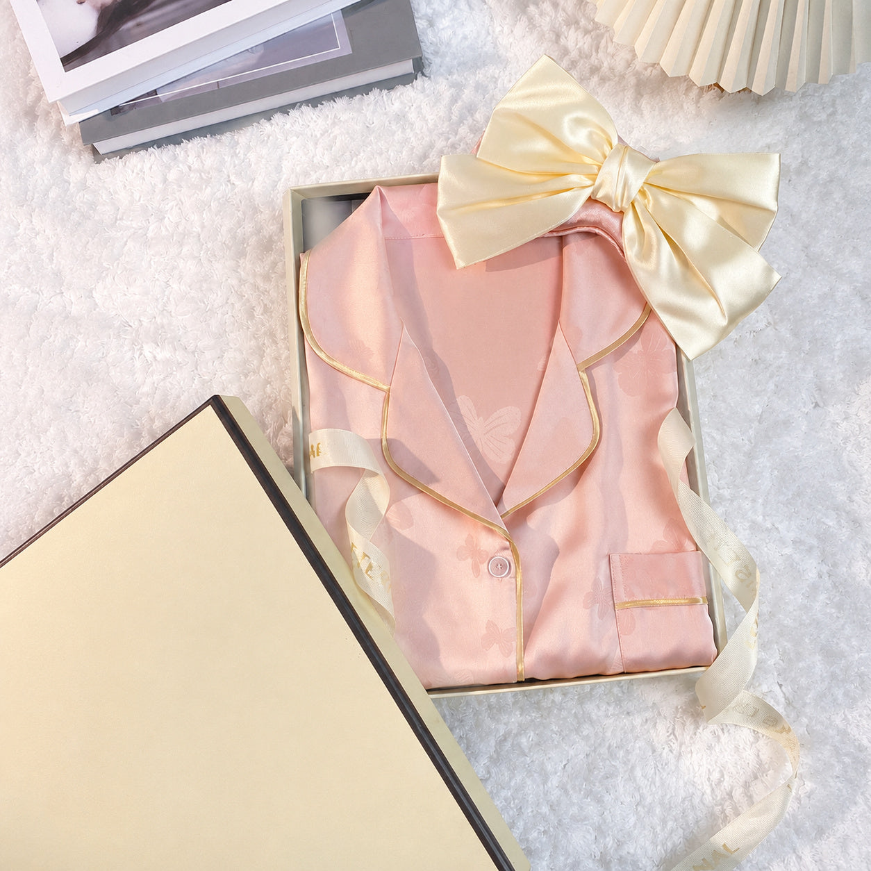 Ice Silk Sleep Set With Bra