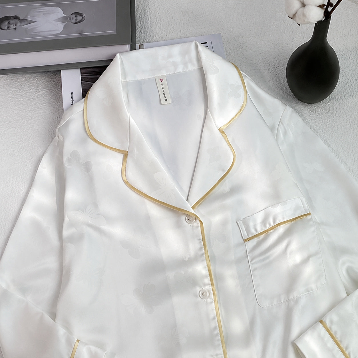 Ice Silk Sleep Set With Bra