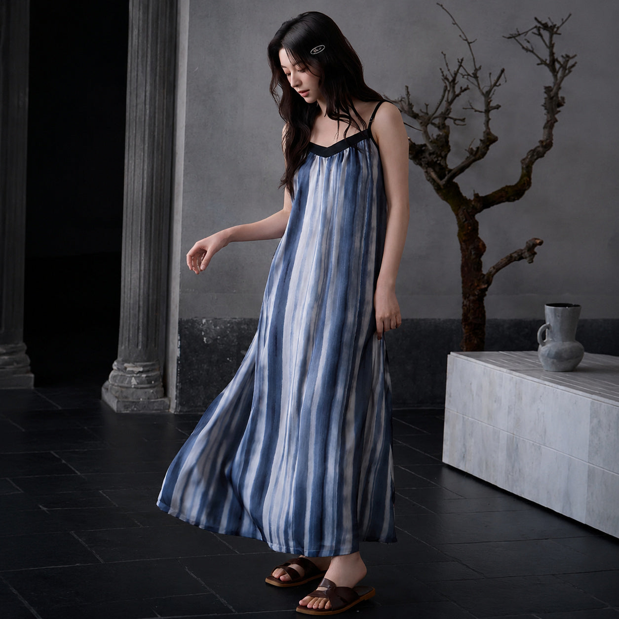 Cooling Silk Maxi With Cups
