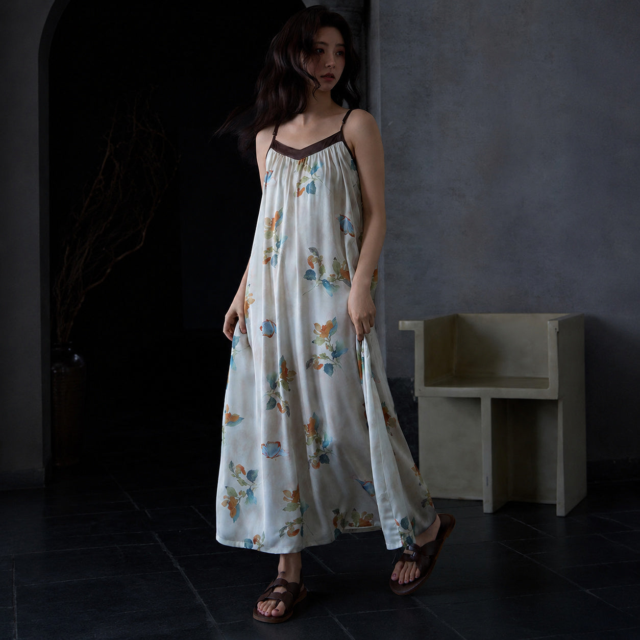 Cooling Silk Maxi With Cups