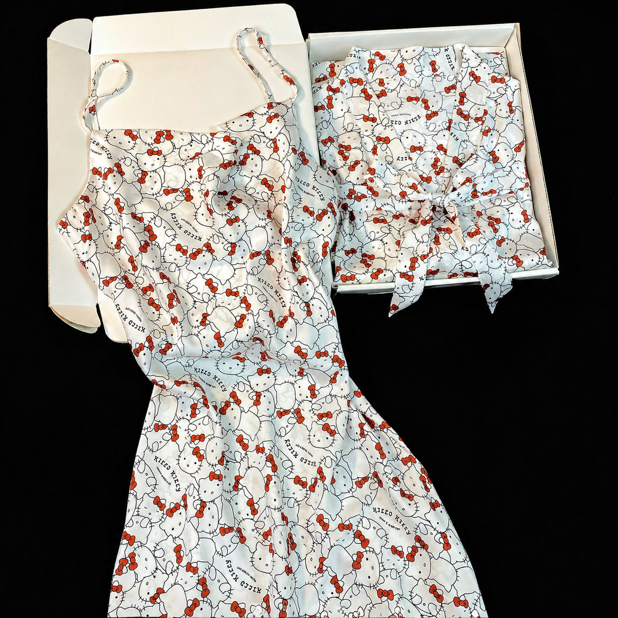 Silky Camisole Kimono Gift Set