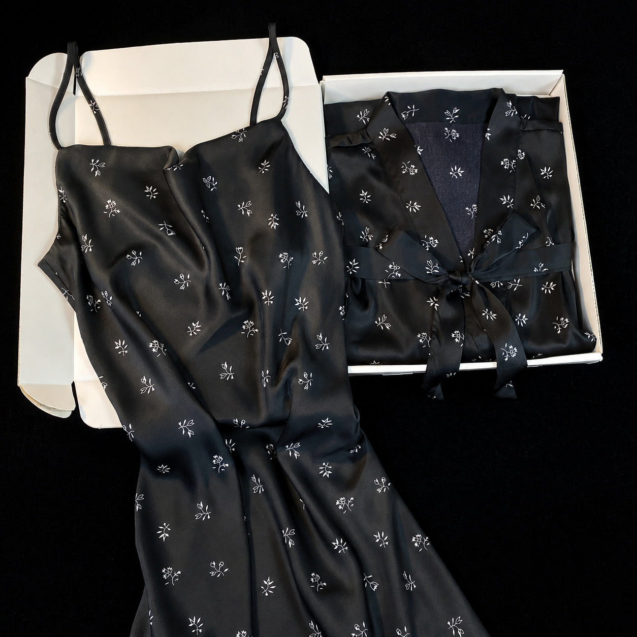 Silky Camisole Kimono Gift Set
