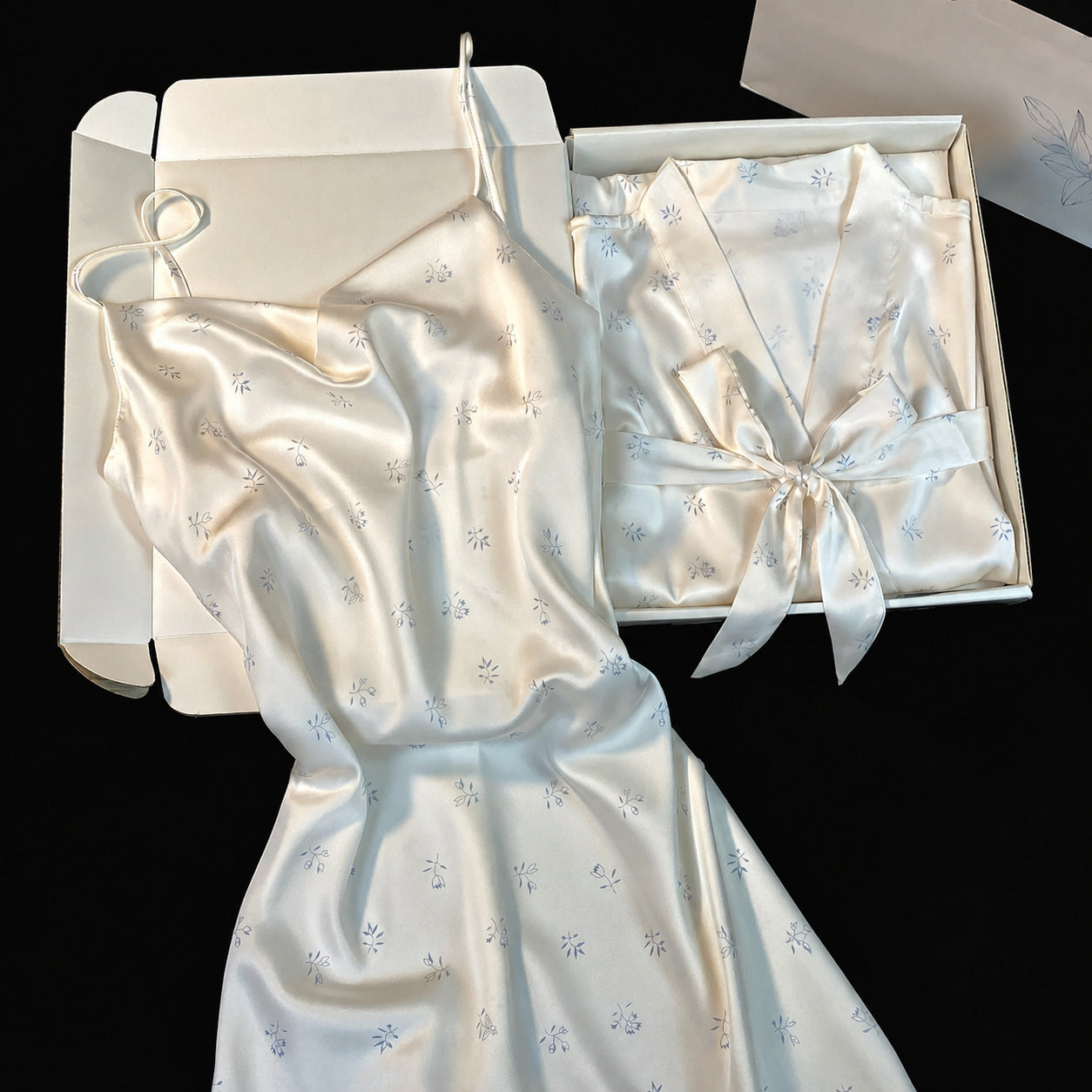 Silky Camisole Kimono Gift Set