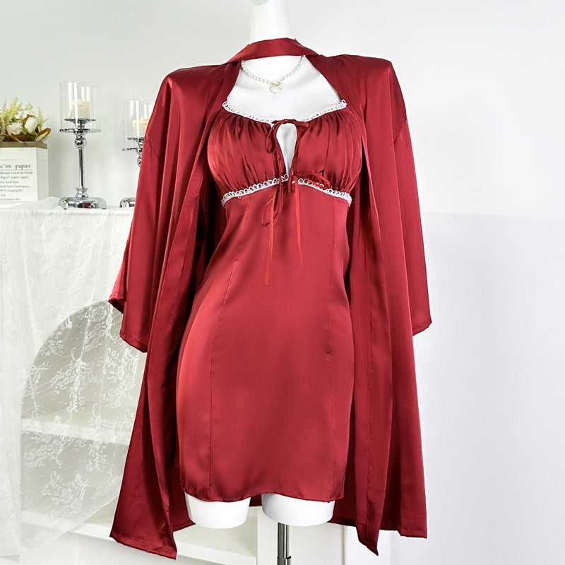 Silky Camisole Kimono Gift Set