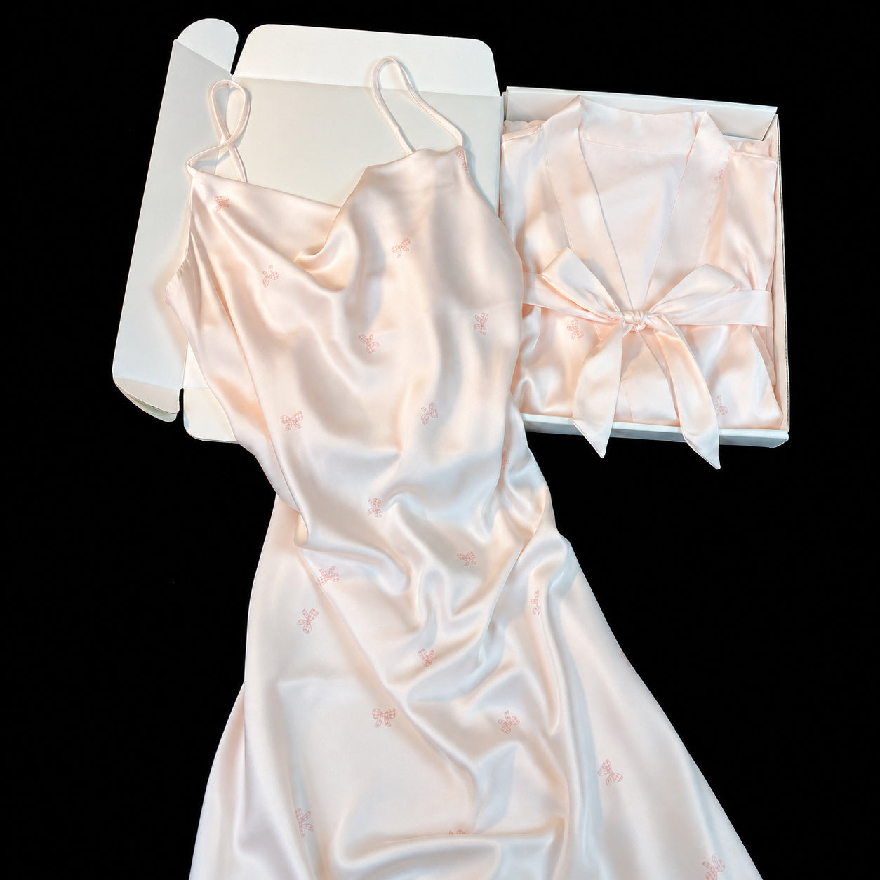 Silky Camisole Kimono Gift Set