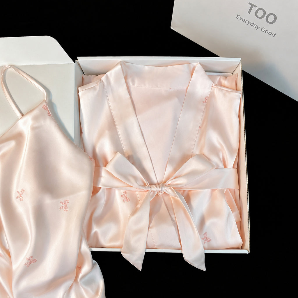 Silky Camisole Kimono Gift Set