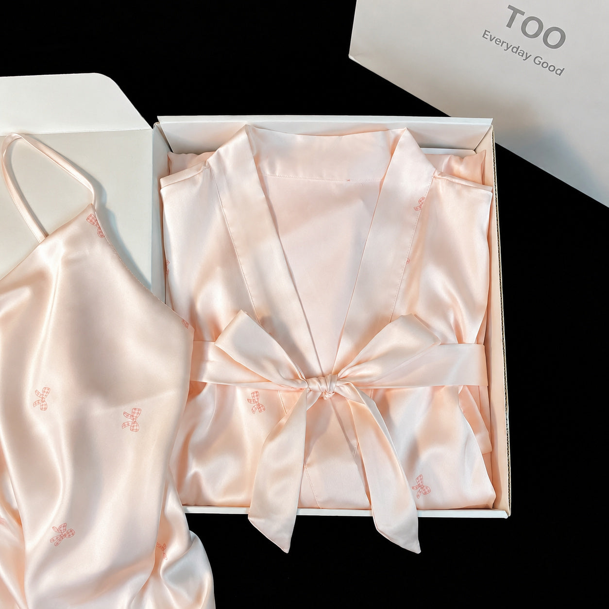 Silky Camisole Kimono Gift Set