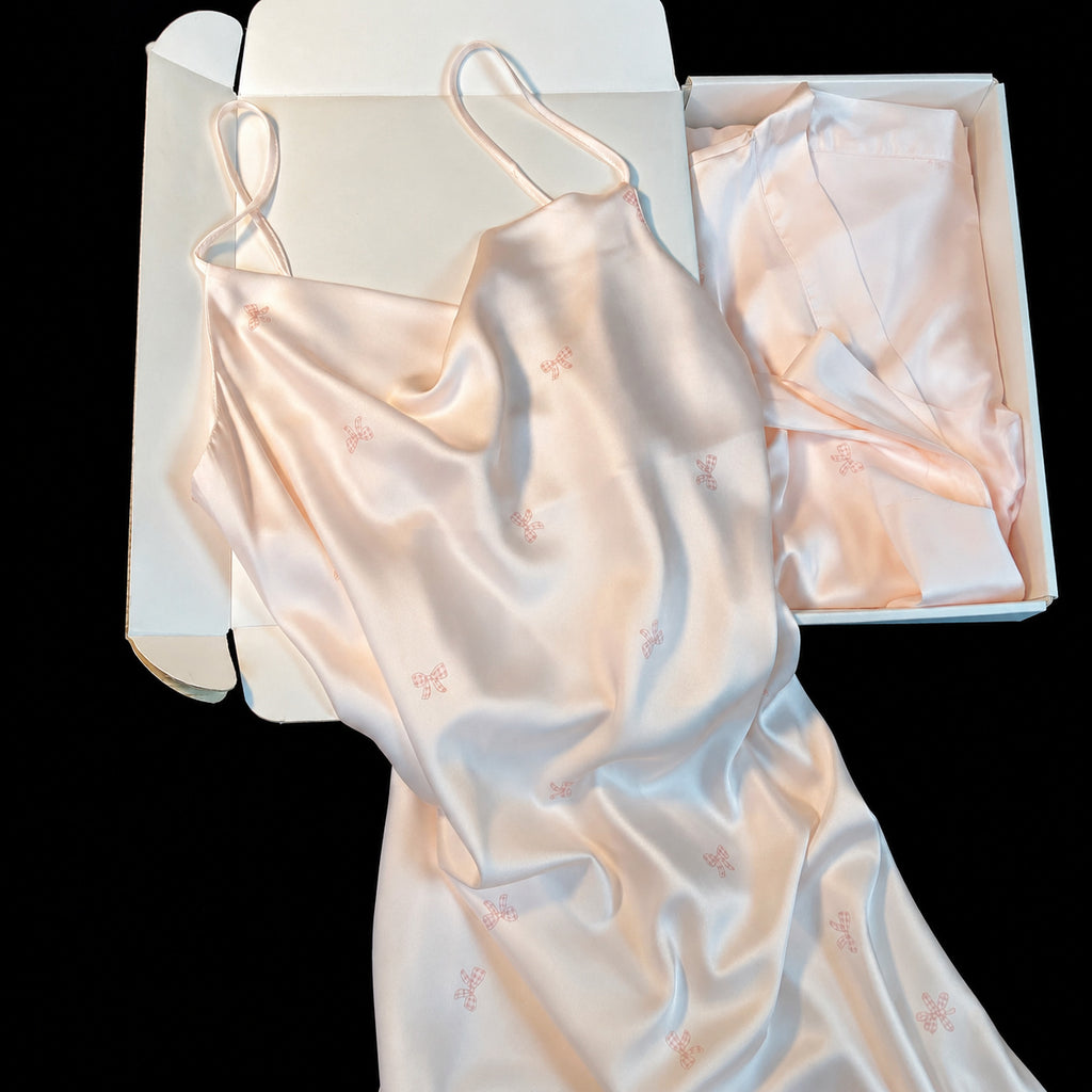Silky Camisole Kimono Gift Set