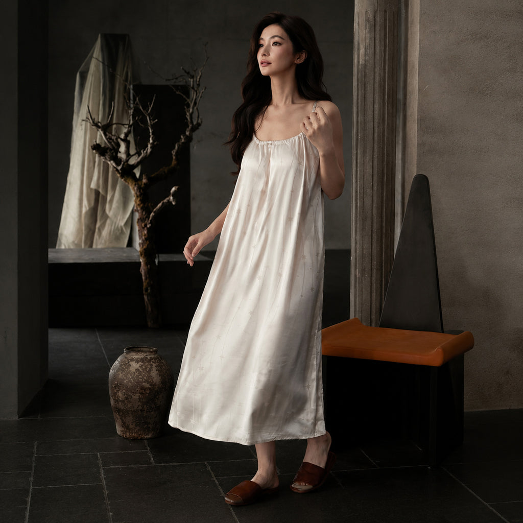 Cool-Touch Satin Nightgown