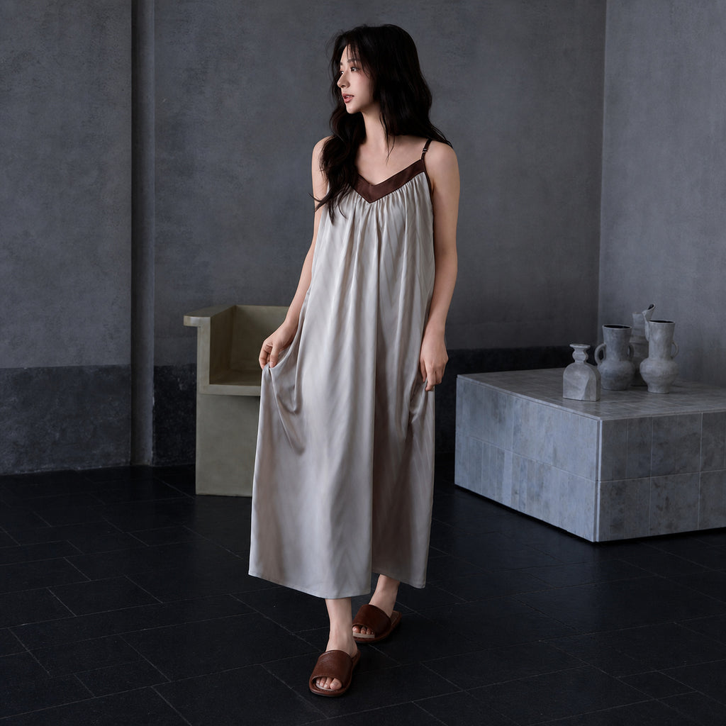 Cool-Touch Silk Slip With Cups