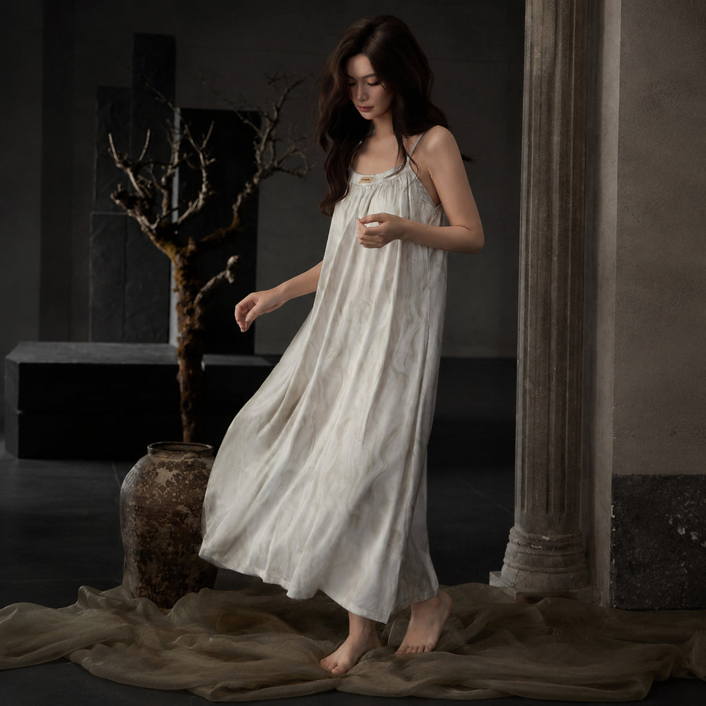Cooling Silk Maxi Dress