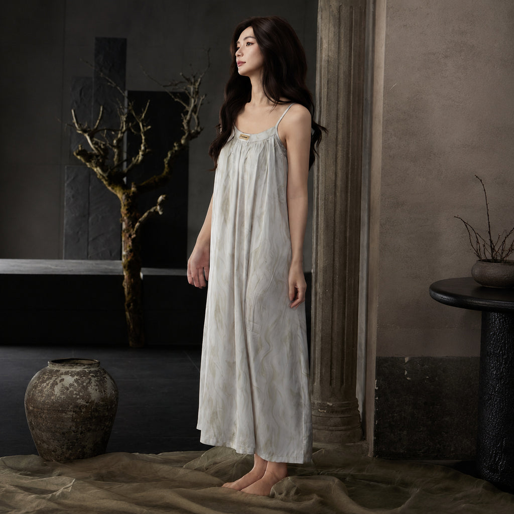 Cooling Silk Maxi Dress