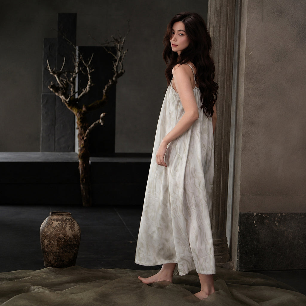 Cooling Silk Maxi Dress