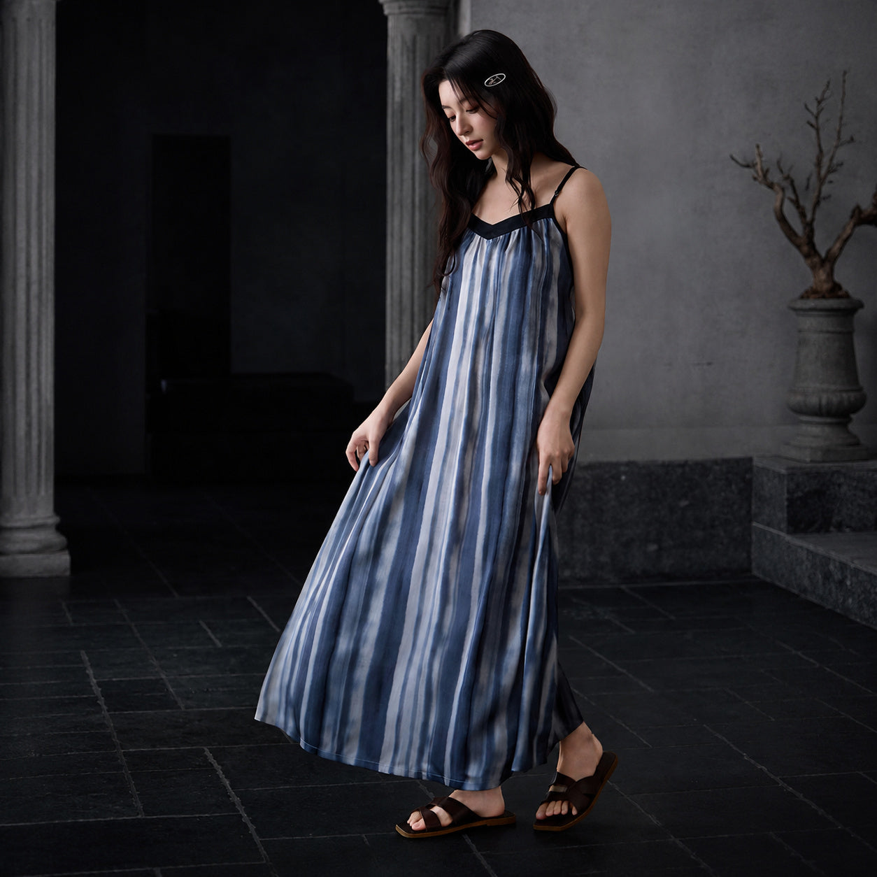 Cooling Maxi Slip Dress
