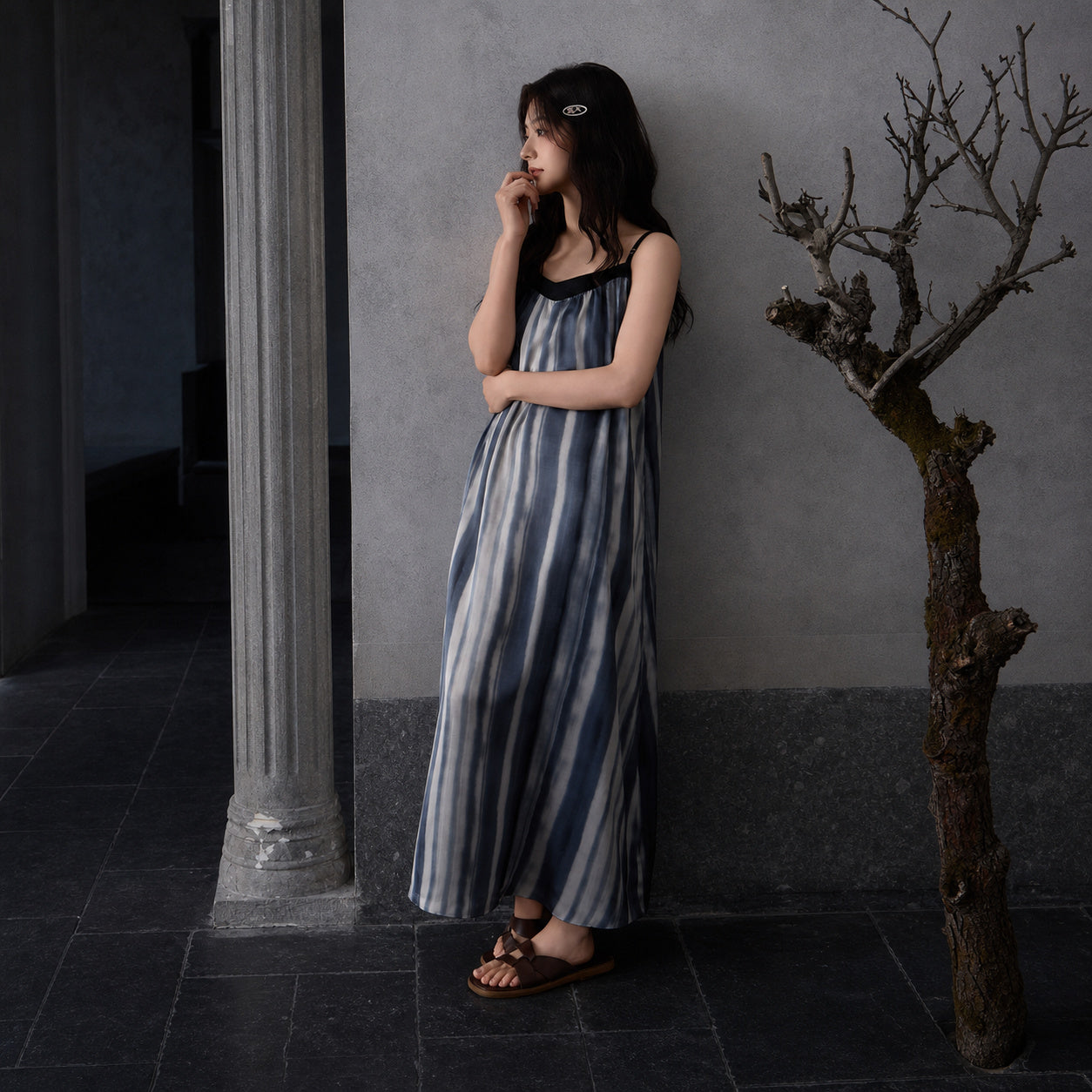 Cooling Maxi Slip Dress