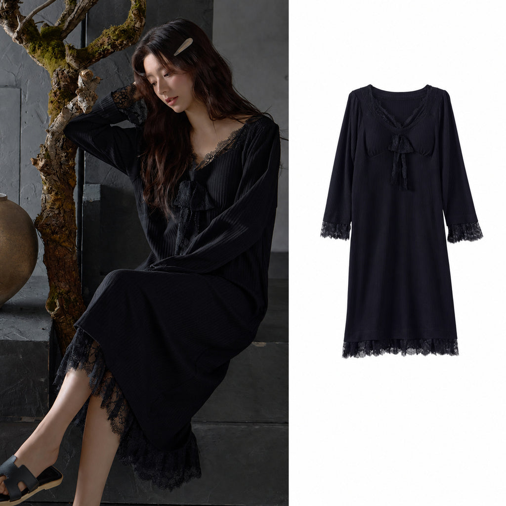 Cotton Lace Sleep Dress