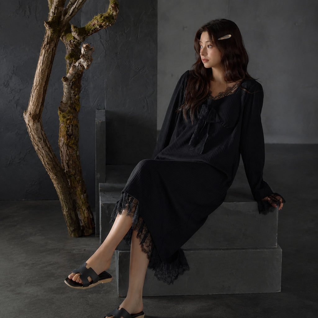 Cotton Lace Sleep Dress