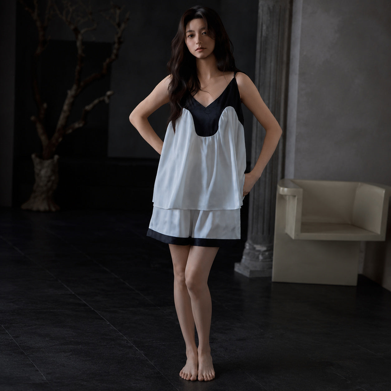 Cooling Ice‑Silk Camisole Set