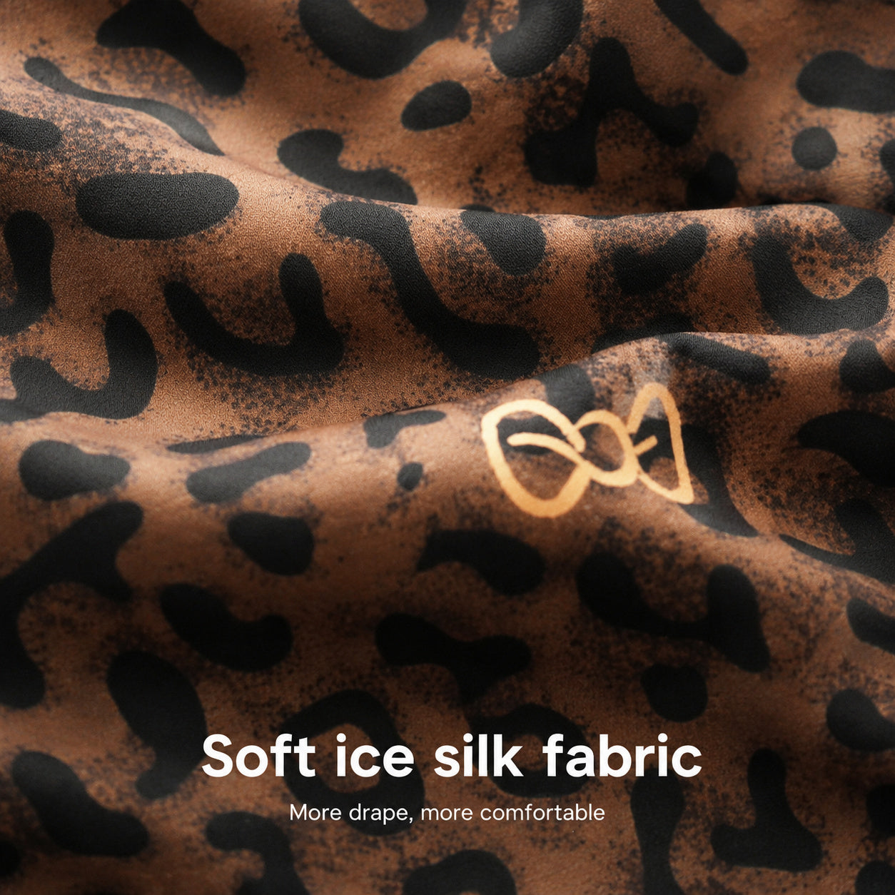 Leopard Ice-Silk Lounge Set
