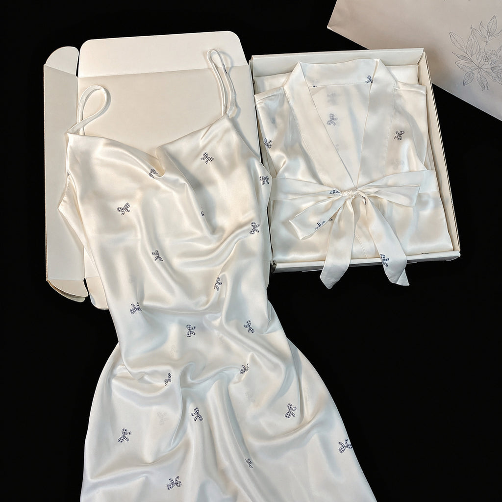 Cooling Silk Robe Set