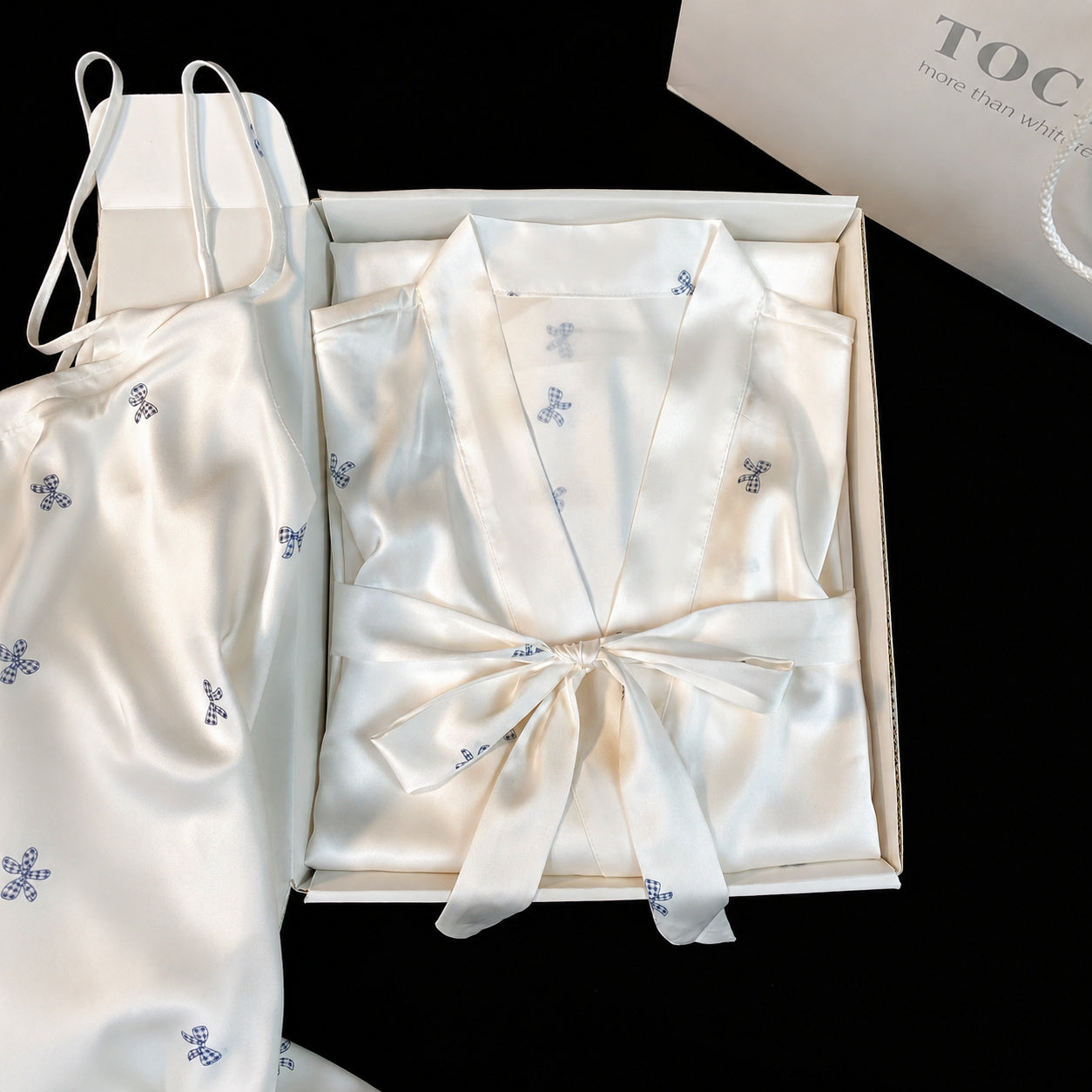 Cooling Silk Robe Set